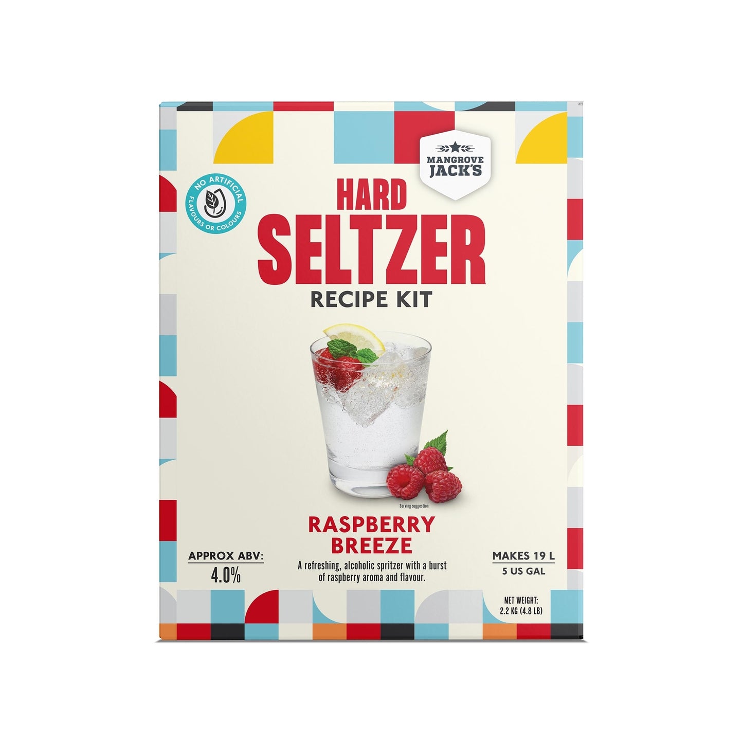 Mangrove Jack's Hard Seltzer kit: Raspberry Breeze *Discontinued*