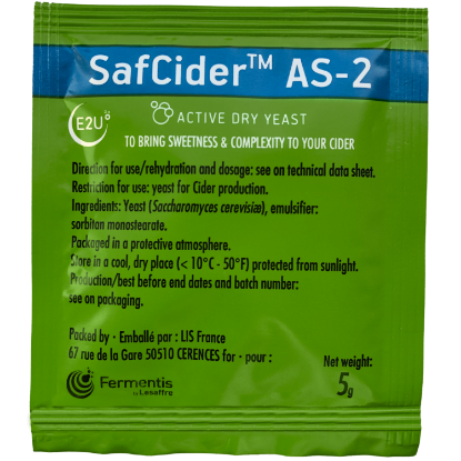 Fermentis SafCider™ Yeast AS-2 5g