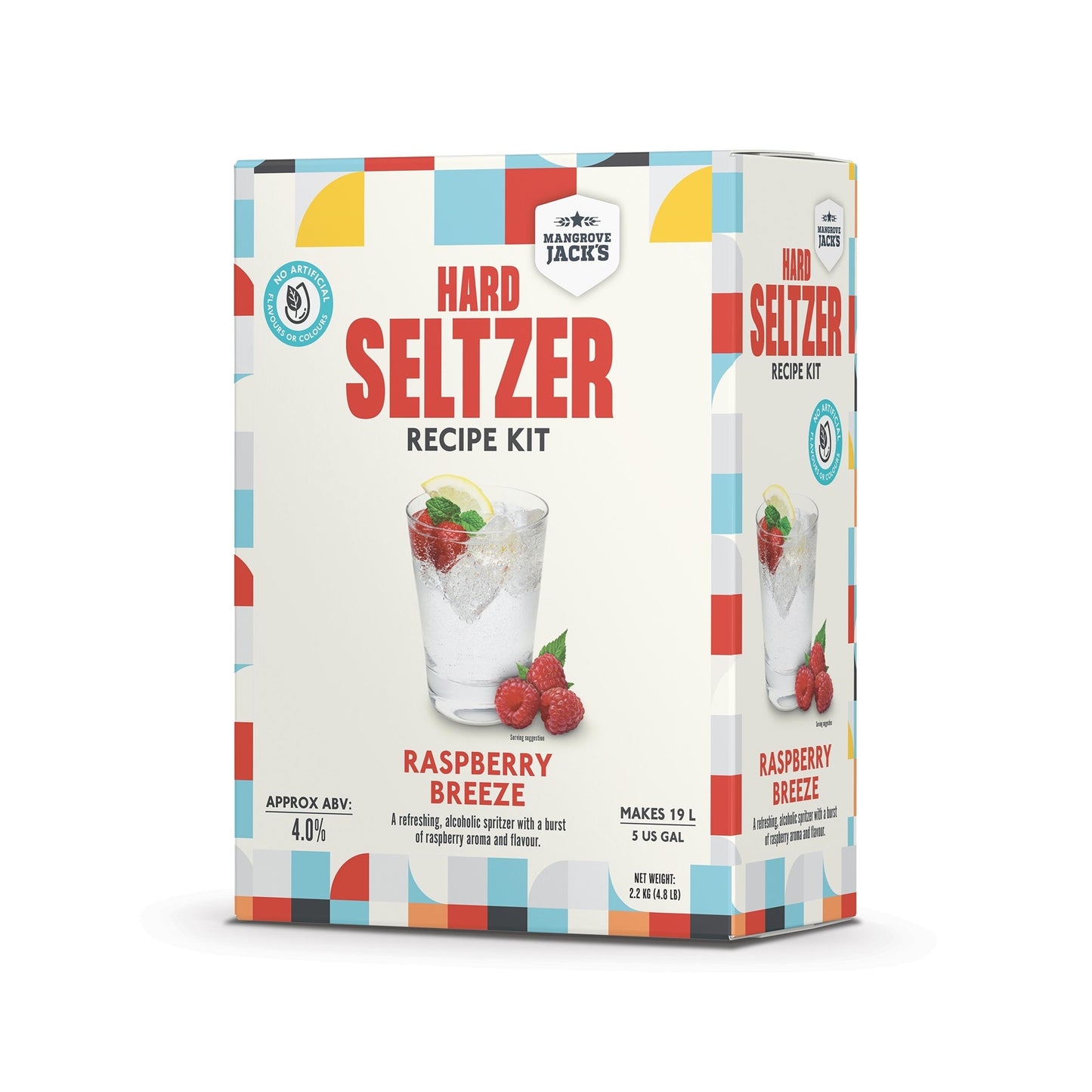 Mangrove Jack's Hard Seltzer kit: Raspberry Breeze *Discontinued*